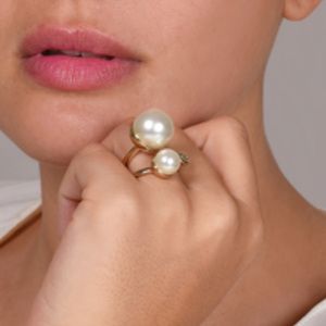 christian dior pearl ring