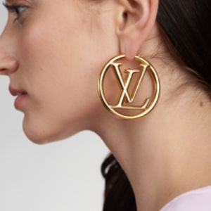Louise Hoop GM Earrings S00 - Fashion Jewelry