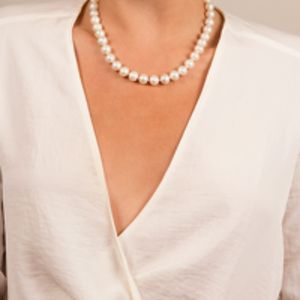 Earring size 46+8cm YANXM Pearl Necklace Multilayer Shaped pearl necklace collarbone chain tail chain